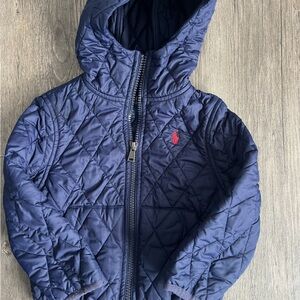 Polo Ralph Lauren Dark Blue Quilted Jacket 2T